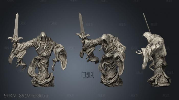 Wraith Sword stl model for CNC