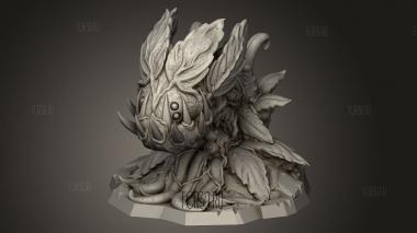 РАСТЕНИЕ-МОНСТР,ДЕТКА,БЛИЗКО 3d stl модель для ЧПУ