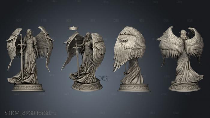 Elf Valkyrie stl model for CNC