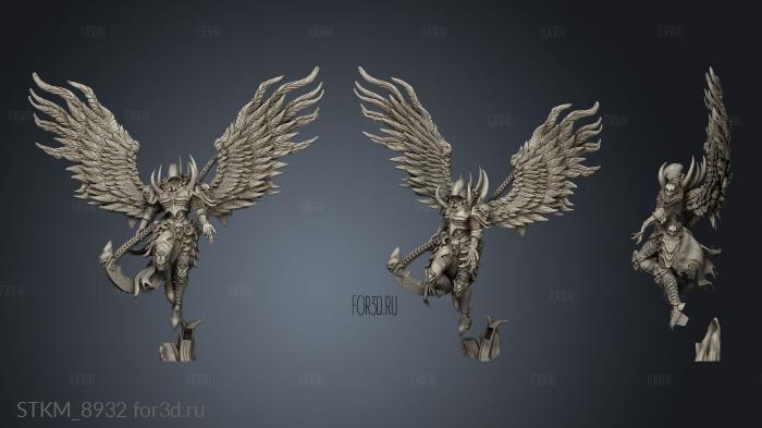 Sellsword from Distant Land Harbinger Death stl model for CNC