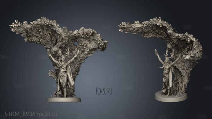 Druids Thickerver empyrean Druid stl model for CNC