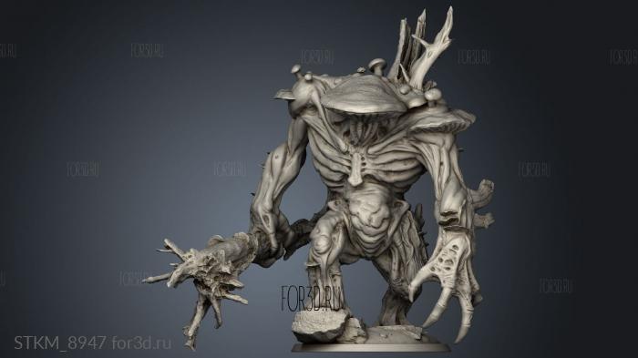 Sovereign Myconid stl model for CNC