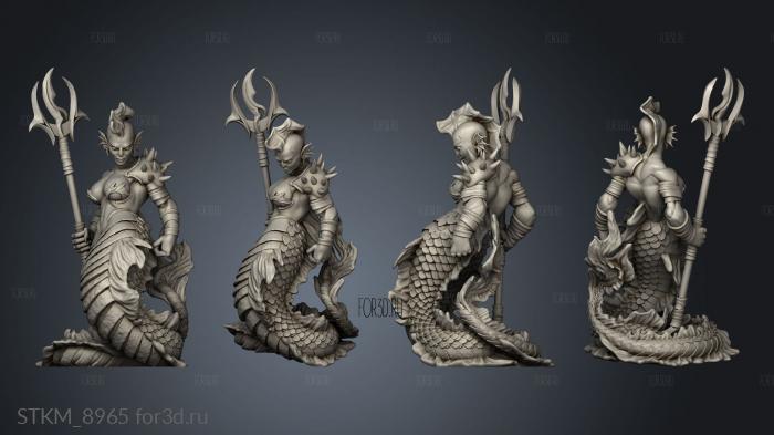 Merfolk stl model for CNC