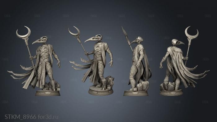 Khonshu Statue One stl model for CNC