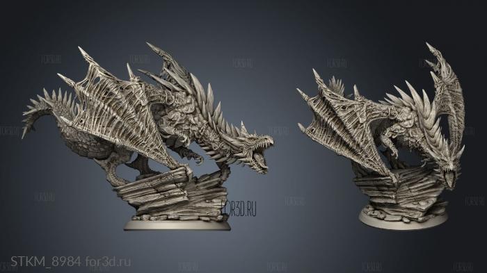 choes CORRUPTION ECHOES Enemy Corrupted Dragon stl model for CNC