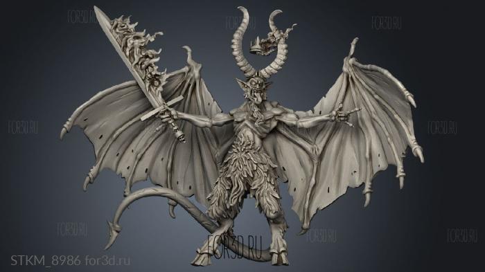 the devil stl model for CNC