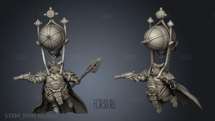 Fantasy Inner Circle Jarls Rune Riders stl model for CNC