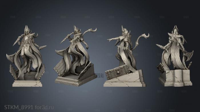 Hell Tiger Skull Wraith Olda stl model for CNC