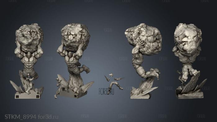 hulk vs wolverine stl model for CNC