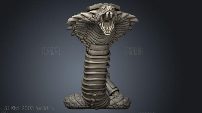 Fantasy Snake stl model for CNC