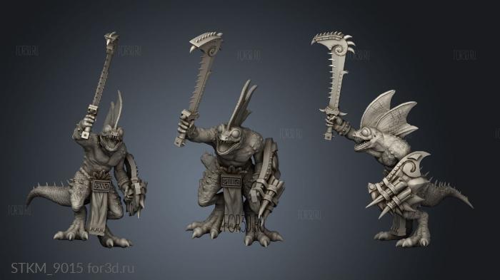 KNIGHT Skink Sword Hunter stl model for CNC