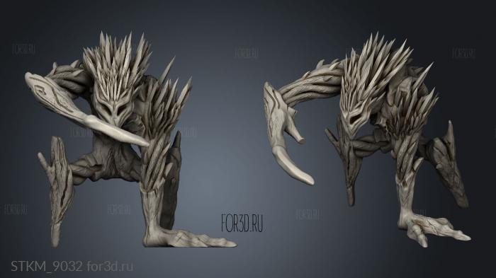 Twig blight stl model for CNC