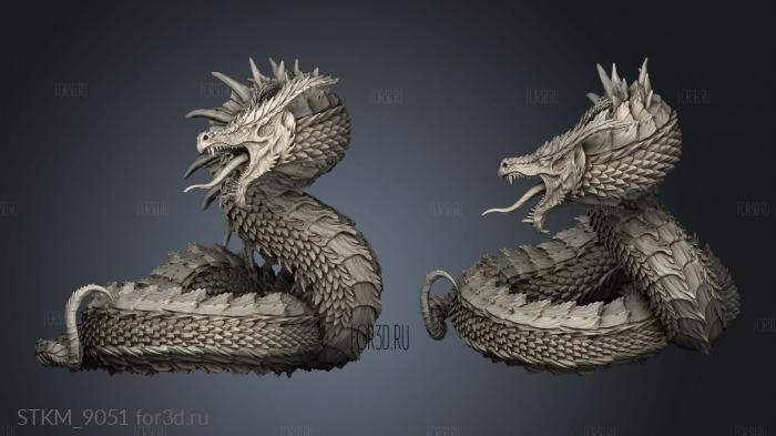 Wyrm stl model for CNC