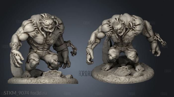 The Evernight Flesh Golem stl model for CNC