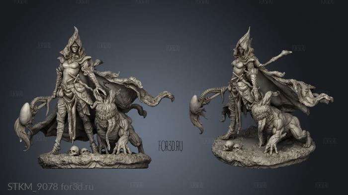 cauldron keep Lone Heroes Warlock stl model for CNC