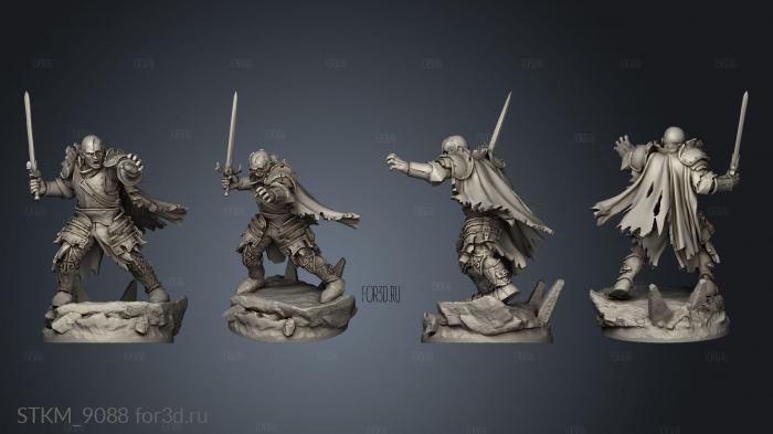 The Evernight Zombie Knights Knight stl model for CNC