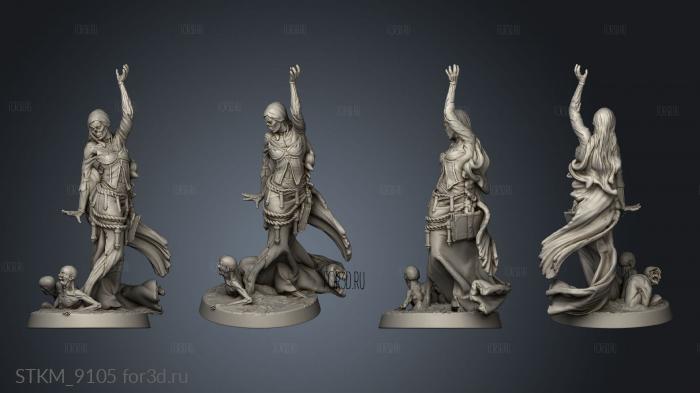 Lich Female Empress the Undead Thicker for Yes Spell Mesh stl model for CNC