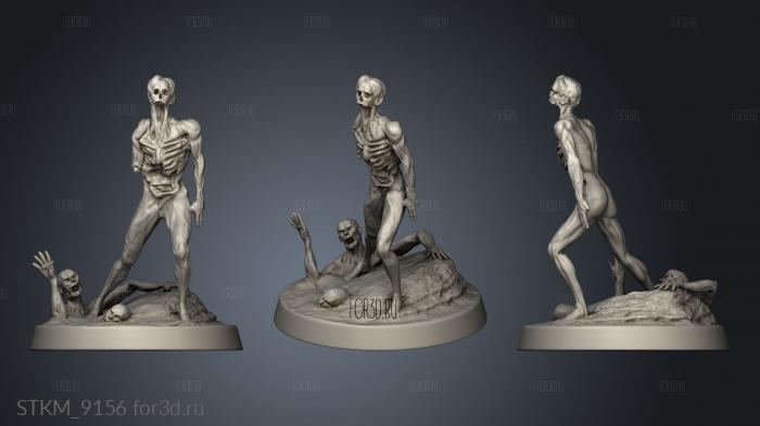 Lich Giant Zombie Grp stl model for CNC