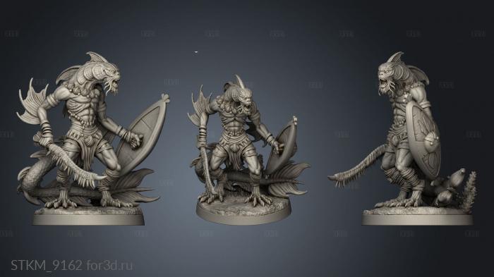 Carcharodon Warriors Warrior stl model for CNC