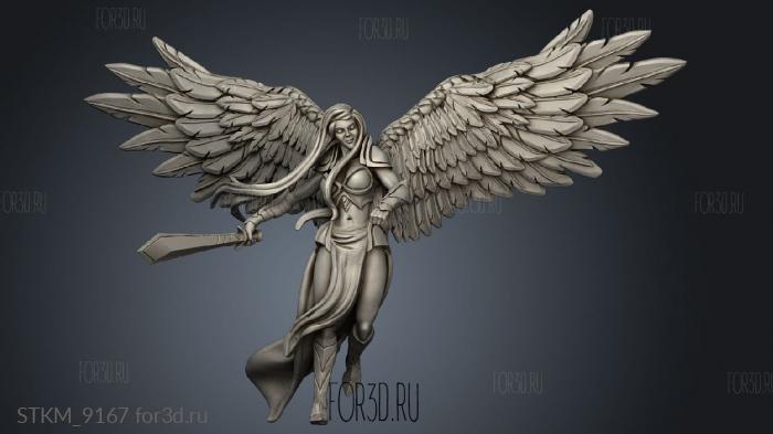 Angel stl model for CNC