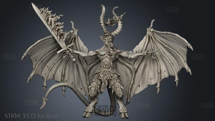 the devil stl model for CNC