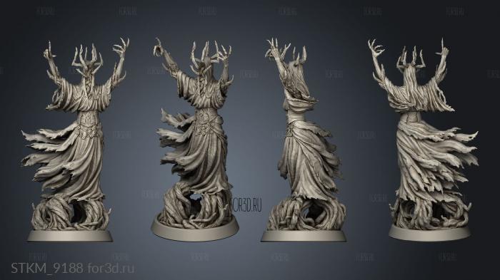 Forest Enemies Pilgrim Thorn Lock Druid stl model for CNC