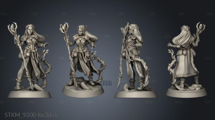 Into The Woods Heroes Druid stl model for CNC