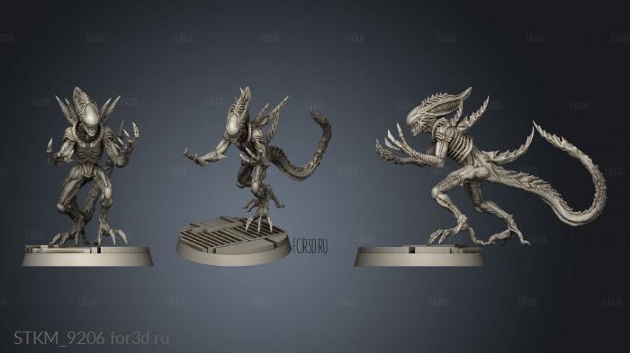 ALIEN DEADLY SHER stl model for CNC