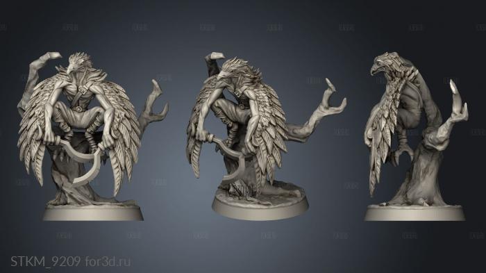 Feather Folk rogue stl model for CNC