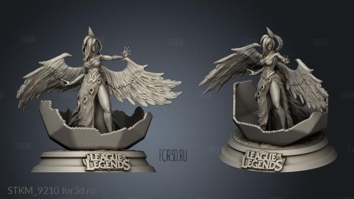 Morgana League Legends Adorn stl model for CNC