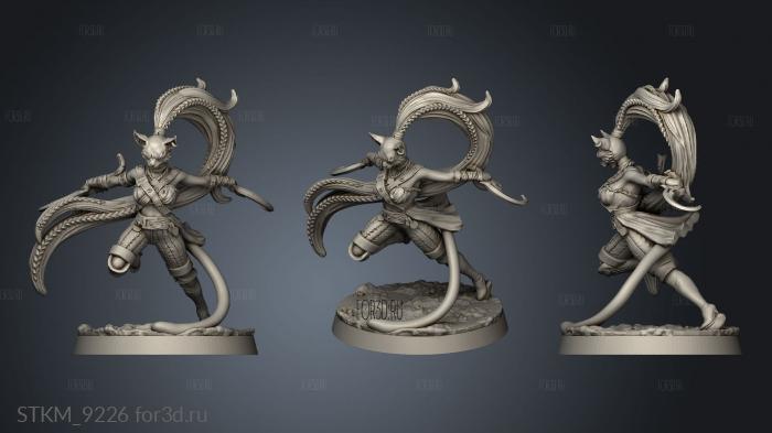 Pirates Curse the Dead Seas Troops Tabaxi Whirlwind stl model for CNC