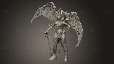 Стоящая Ярость 3d stl модель для ЧПУ