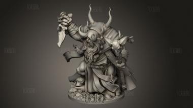Чернокнижник Минотавр 3d stl модель для ЧПУ