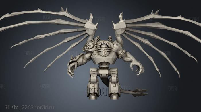 demon prince dreadnought redux Mazer stl model for CNC