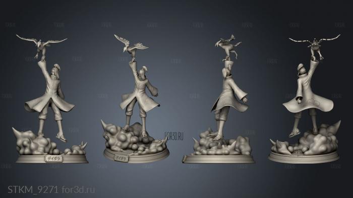 Deidara stl model for CNC