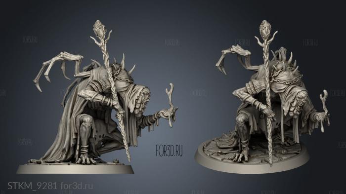 Abhorrent Mage stl model for CNC