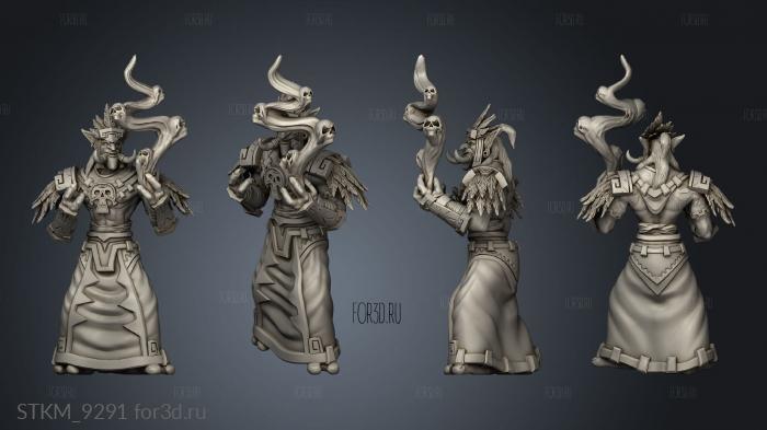 Priest spell troll stl model for CNC