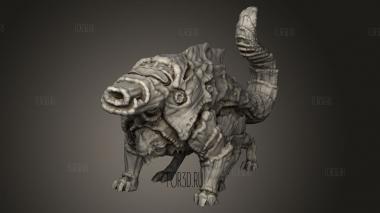 Артиллерийский Зверь,Задние Лапы 3d stl модель для ЧПУ