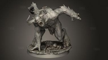 Мерзкий Минотавр 3d stl модель для ЧПУ