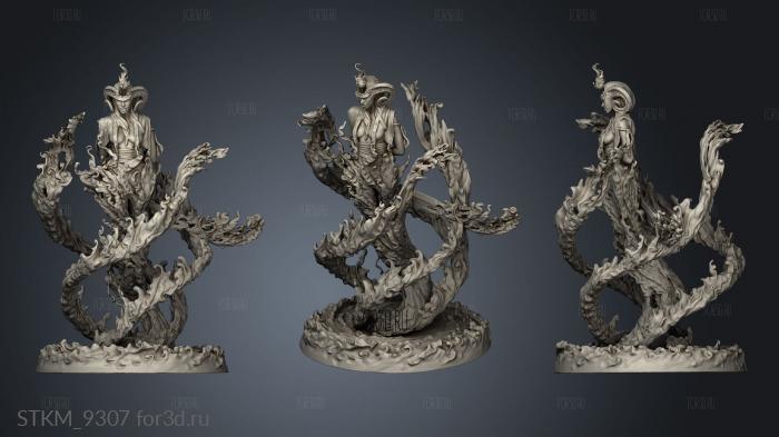 Aspects Terra Fire Genie stl model for CNC