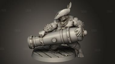 Пираты Проклинают Войска Мертвых морей,Людоеды-Канониры 3d stl модель для ЧПУ