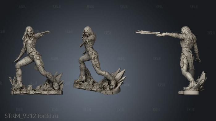 Star Lord Gamora stl model for CNC