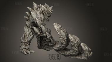 Пещеры Отчаяния,Атака Лавового Голема 3d stl модель для ЧПУ