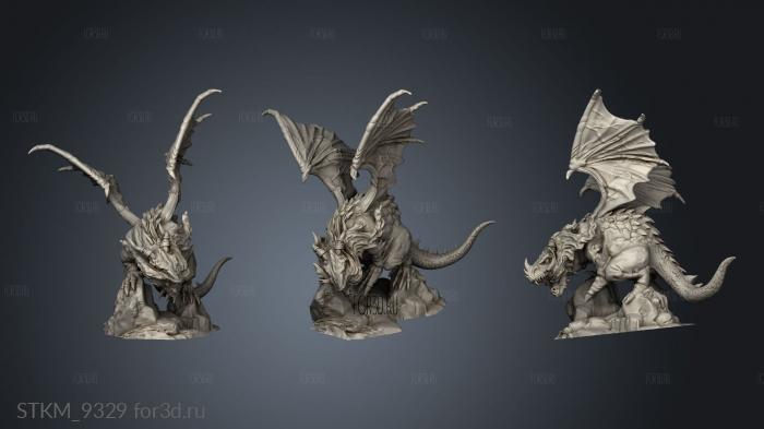 Caves Despair Cave Dragon Fire Breath stl model for CNC