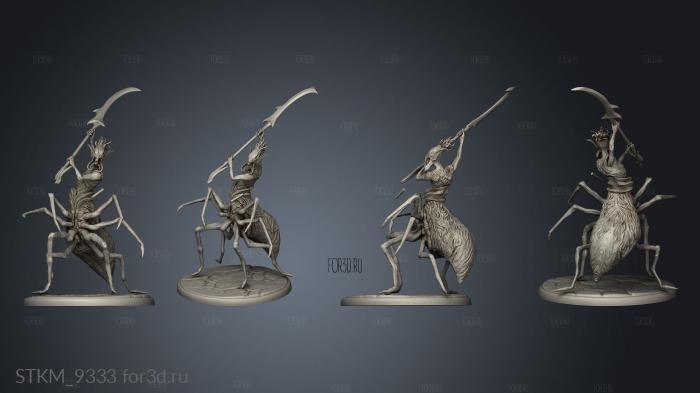 Caves Despair Drider Abomination Spear stl model for CNC