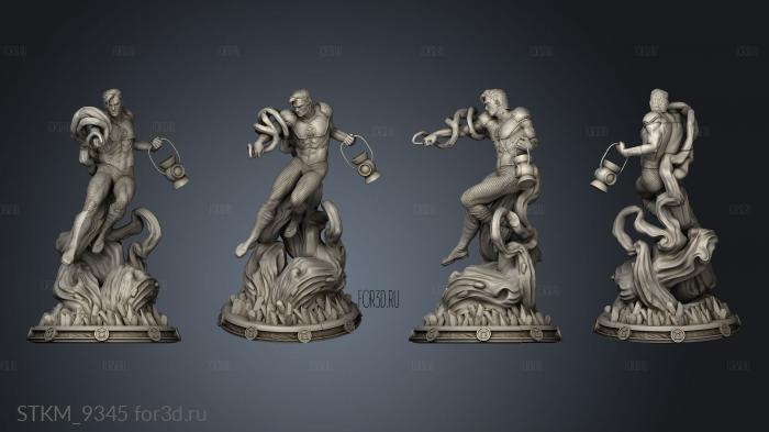 green lantern stl model for CNC