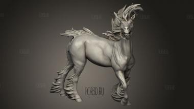 Поставь Кирин Рог 3d stl модель для ЧПУ