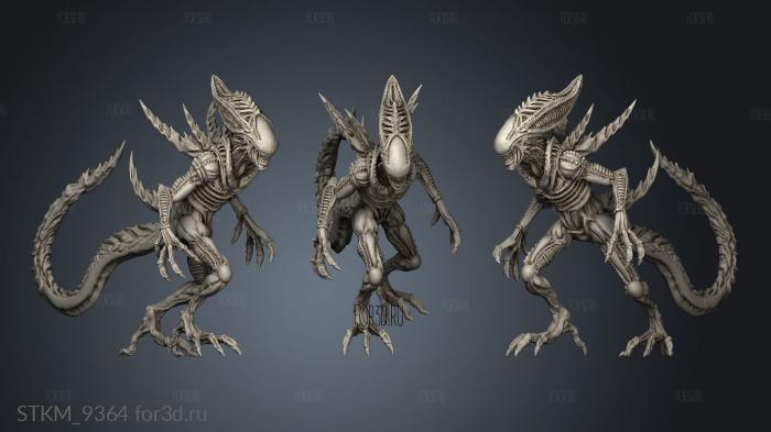 ALIEN DEADLY IMPALER stl model for CNC