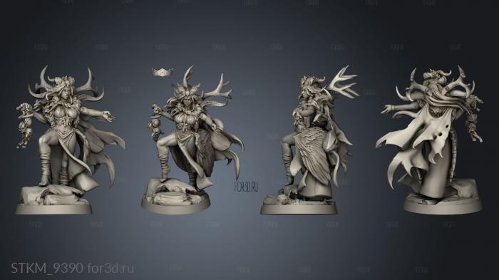 Circe the Black Scavenger boss stl model for CNC