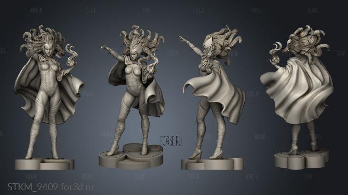 Scarlet Witch stl model for CNC